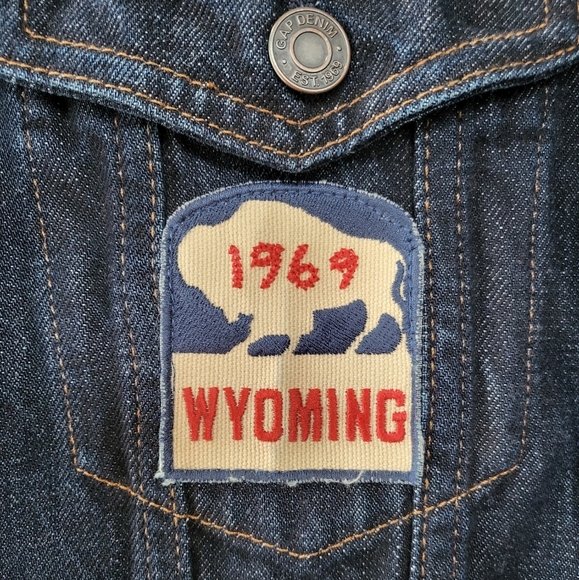 GAP Denim Jacket with Patches - Picture 3 of 6